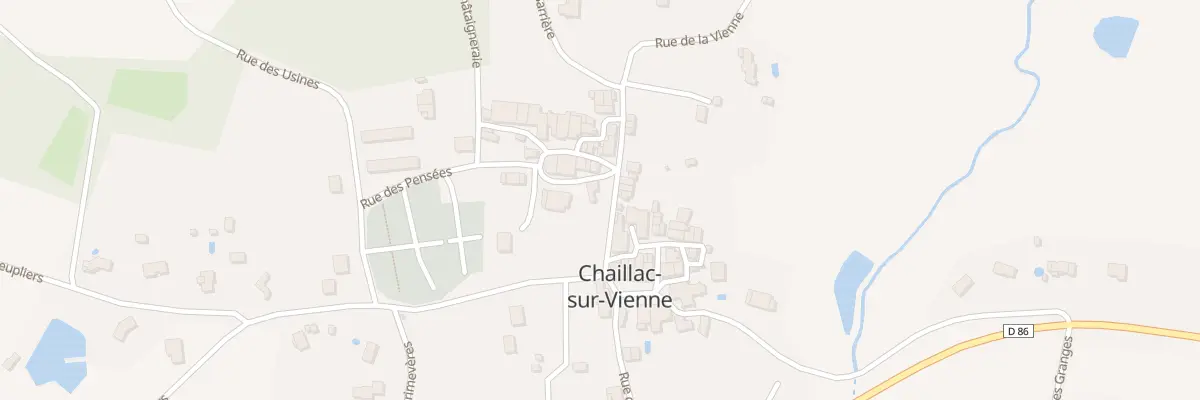 Plan du 16 Rue des Pensées à Chaillac-sur-Vienne