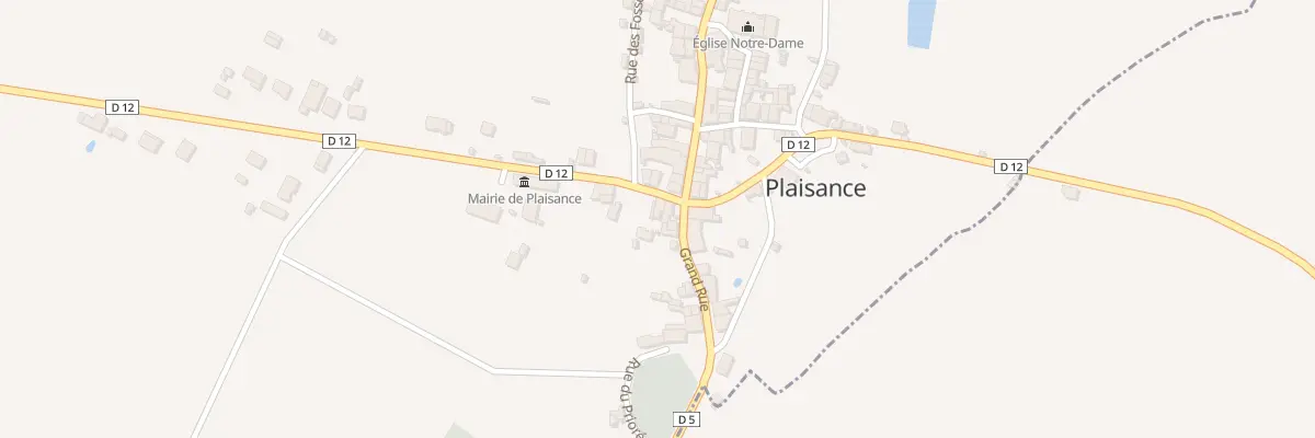 Plan du 1 Rte de Moulismes à Plaisance