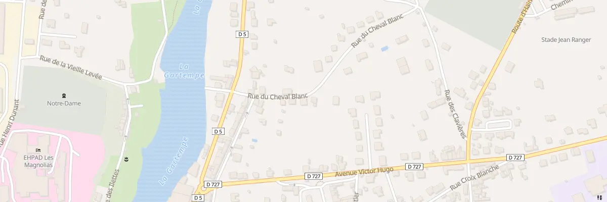Plan du 14 Rue du Cheval Blanc à Montmorillon