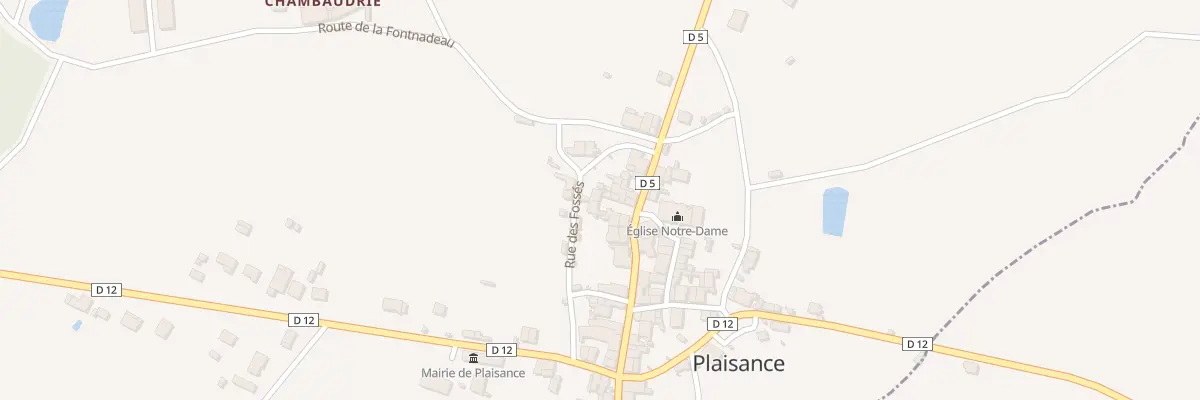 Plan du 6 Pl de l’Eglise à Plaisance
