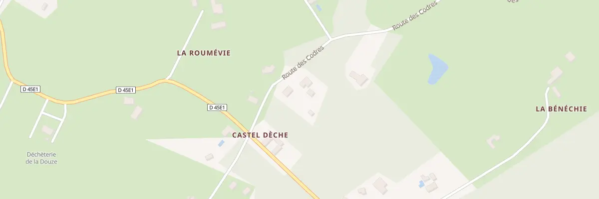 Plan du 110 Rte des Codres à La Douze
