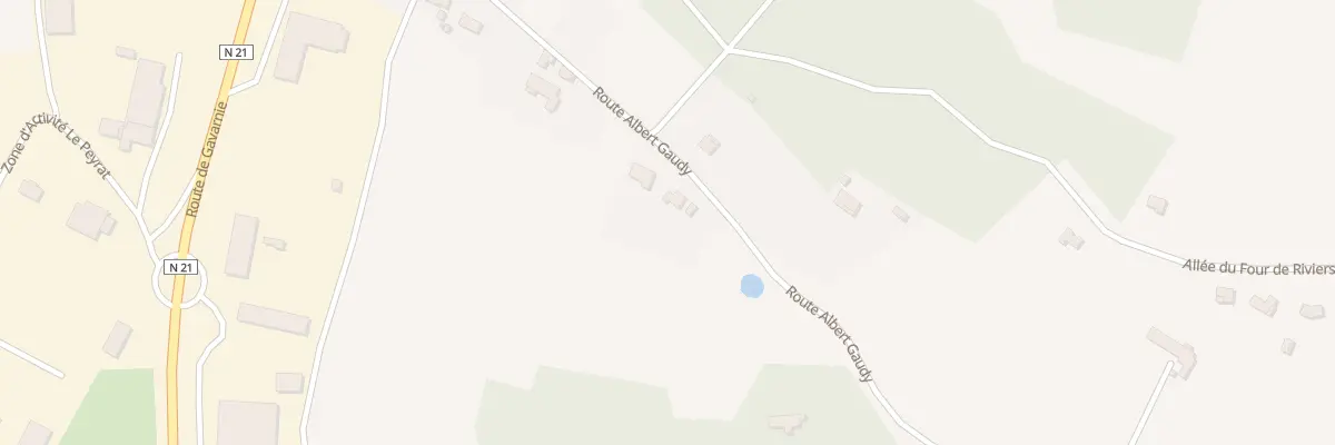 Plan du 388 Rte Albert Gaudy à Négrondes