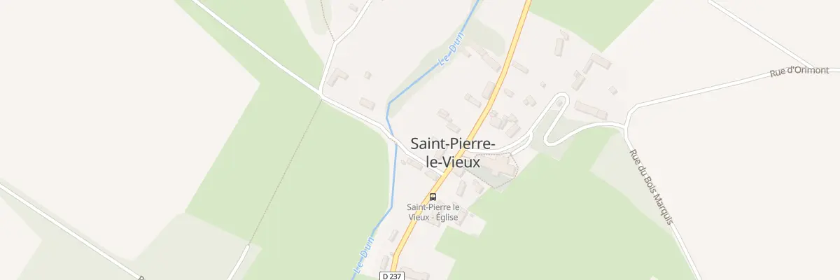 Plan du 7 Rte de la Vallee du Dun à Saint-Pierre-le-Vieux