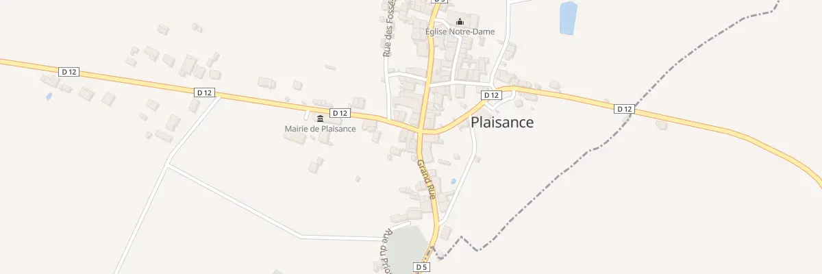 Plan du 16 Rue Grand Rue à Plaisance
