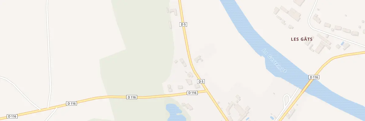 Plan du 2 Rue du Bec des Deux Eaux à Saulgé