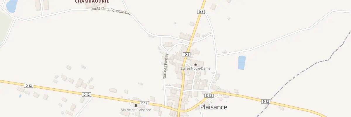 Plan du 7 Pl de l’Eglise à Plaisance