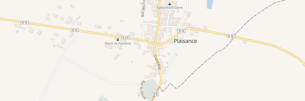 Plan du 18 Rue Grand Rue à Plaisance