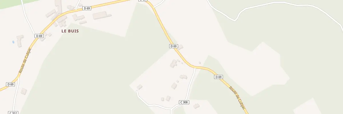Plan du 16 Rte de Cubjac à Sarliac-sur-l’Isle