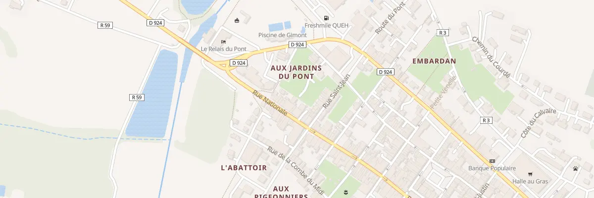 Plan du 15 Rue Nationale à Gimont