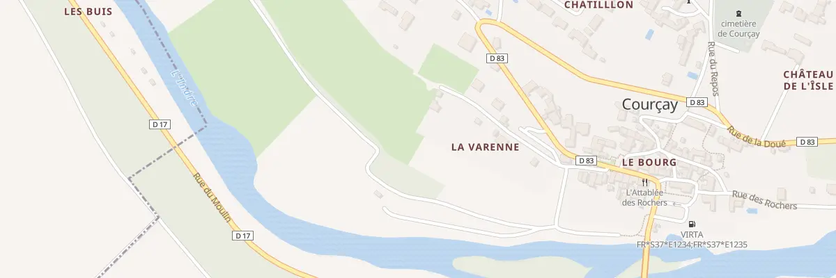 Plan du 27 Rue de la Varenne à Courçay
