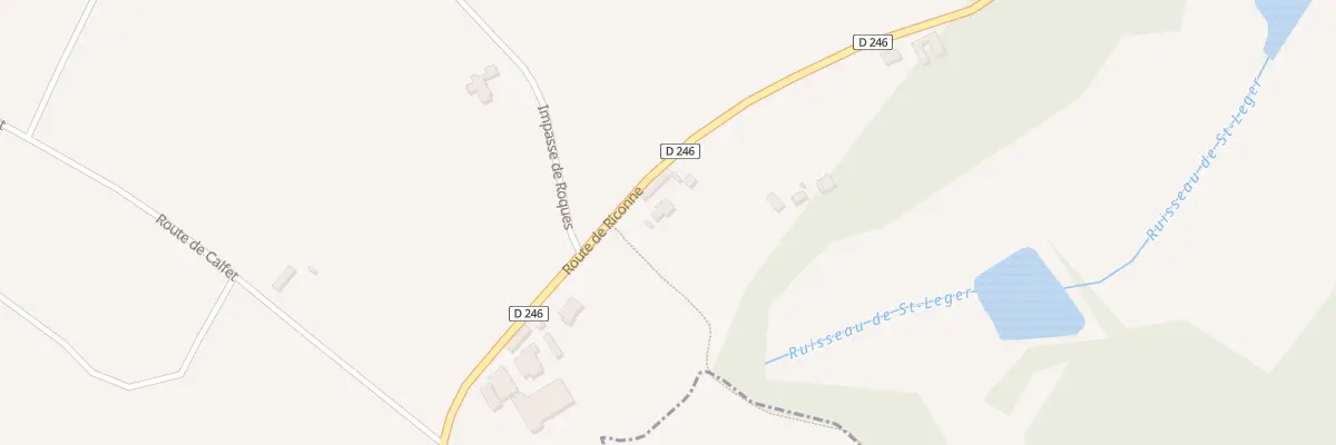 Plan du 228 Rte de Riconne à Massoulès