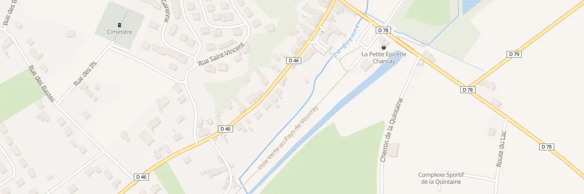 Plan du 20 Rue de la Mairie à Chançay