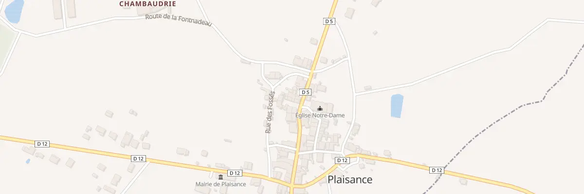 Plan du 8 Pl de l’Eglise à Plaisance