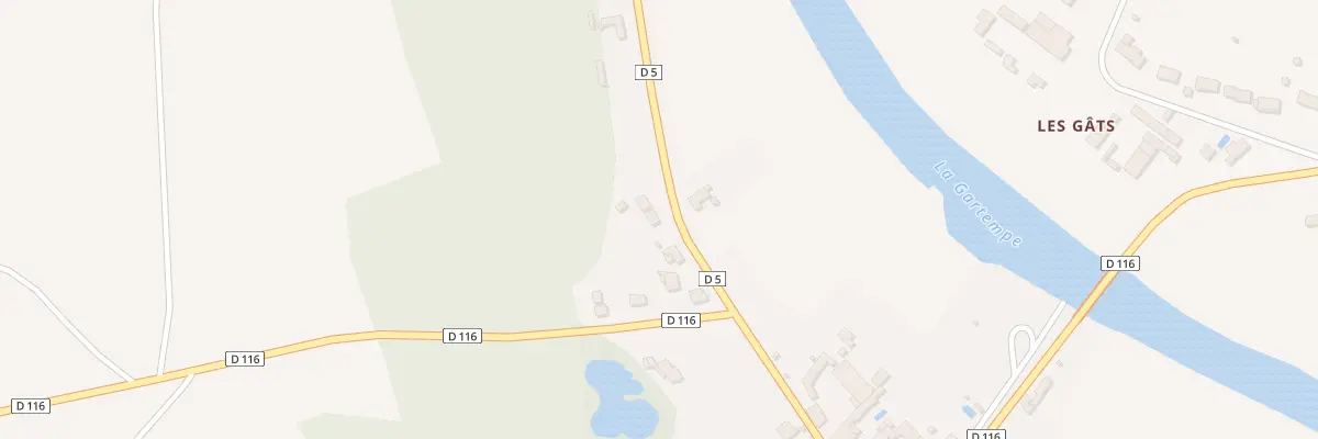 Plan du 4 Rue du Bec des Deux Eaux à Saulgé