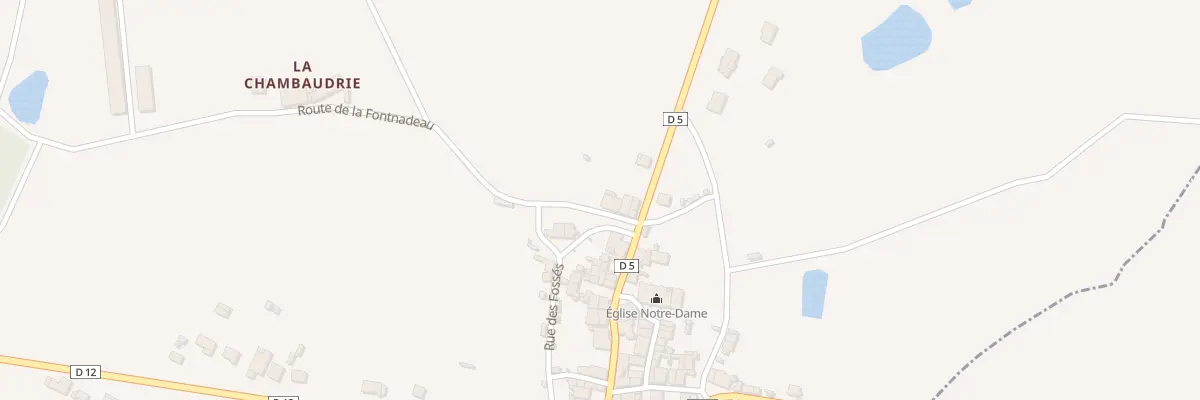 Plan du 2 Rte de la Fontnadeau à Plaisance