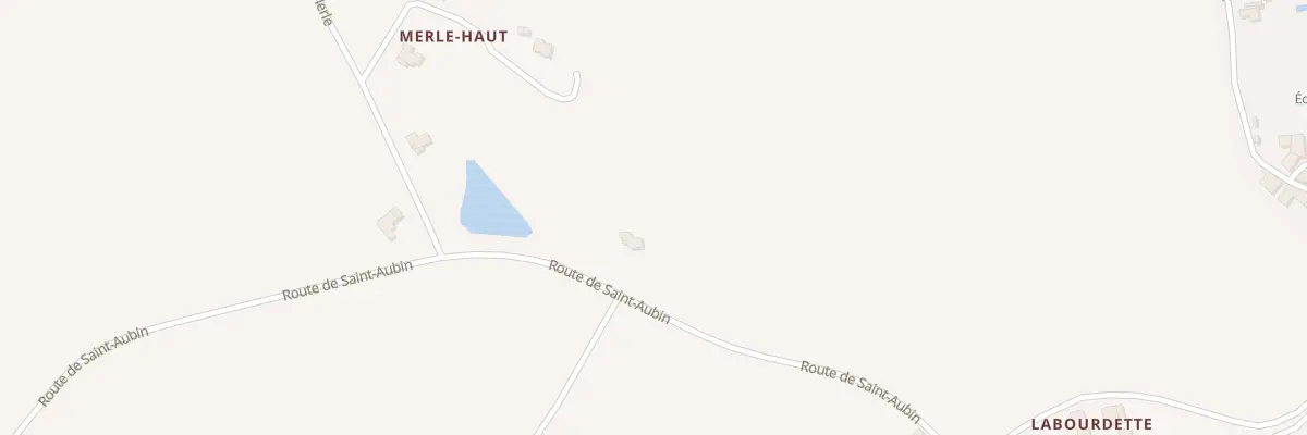 Plan du 2914 Rte de Saint Aubin à Monségur