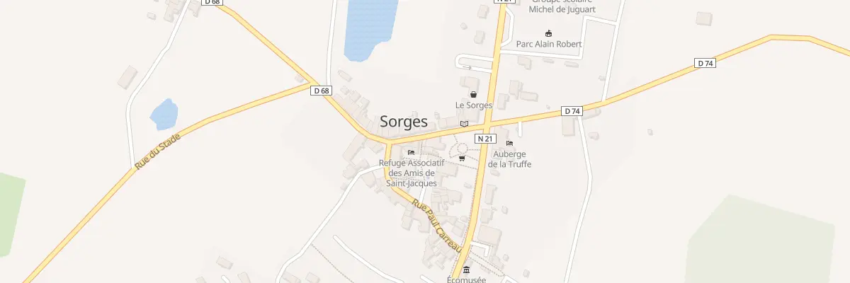 Plan du 1 Rue du Sabotier à Sorges et Ligueux en Périgord