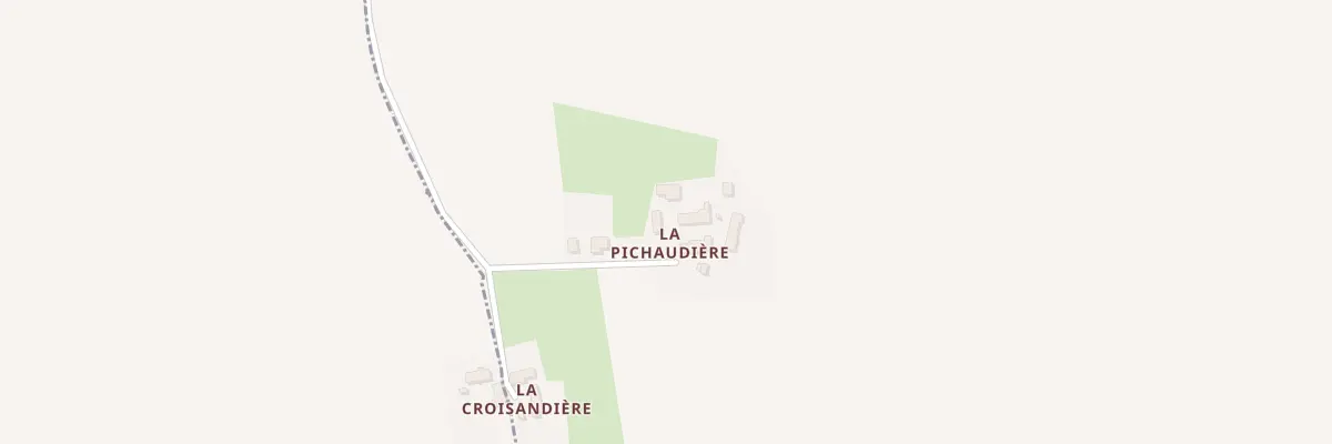 Plan du 3 La Pichaudiere à Mouzay