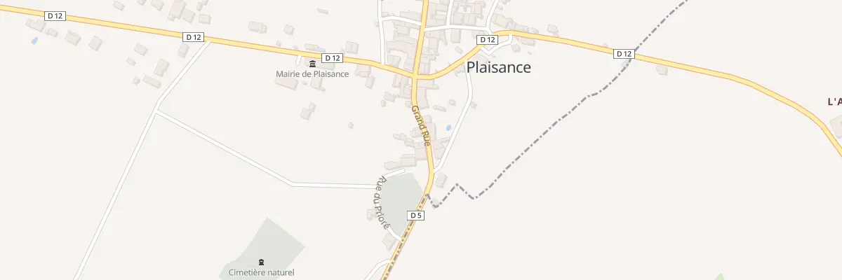 Plan du 24 Grand Rue à Plaisance