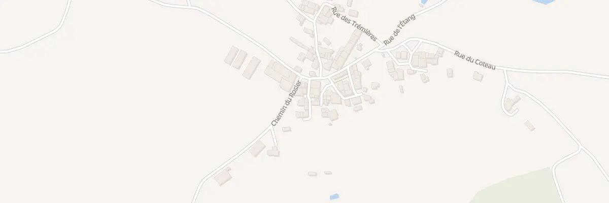 Plan du 2 Imp de la Pradelle à Brigueuil