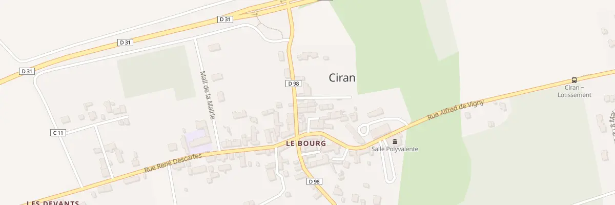 Plan du 2 Rue Agnès Sorel à Ciran