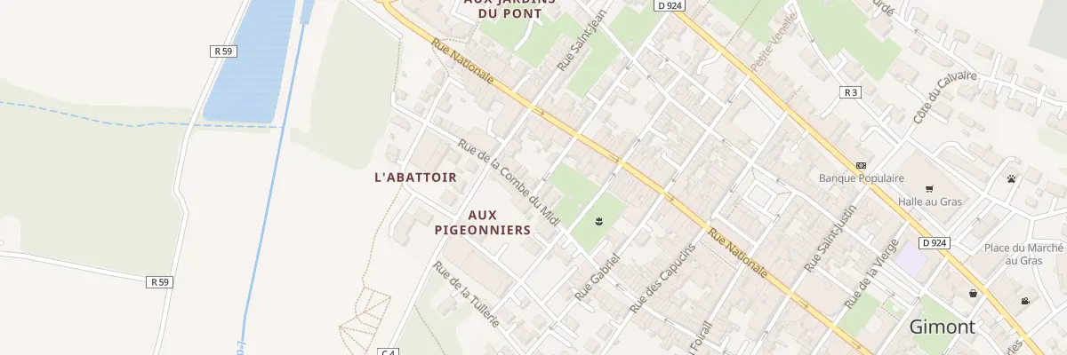 Plan du 1 Rue Hippolyte Campistron à Gimont