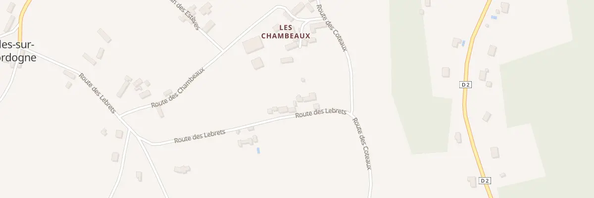 Plan du 122 Les Chambeaux à Alles-sur-Dordogne