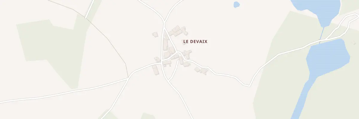 Plan du 1 Le Devaix à Montrollet