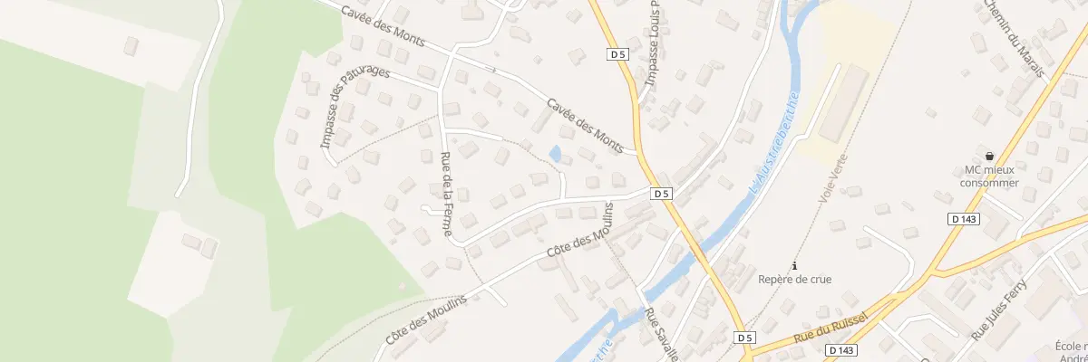 Plan du 94 Rue de la Ferme à Duclair