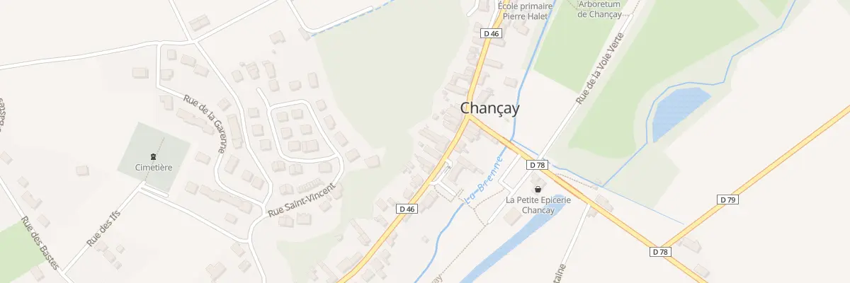 Plan du 9 Rue de la Mairie à Chançay