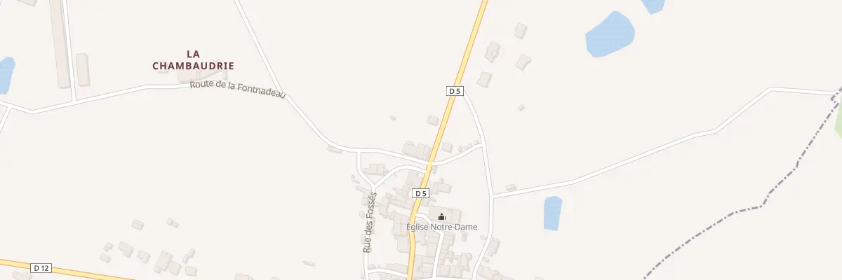 Plan du 1 Rte de Saulgé à Plaisance