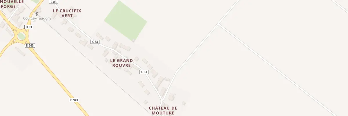 Plan du 21 Le Grand Rouvre à Courçay
