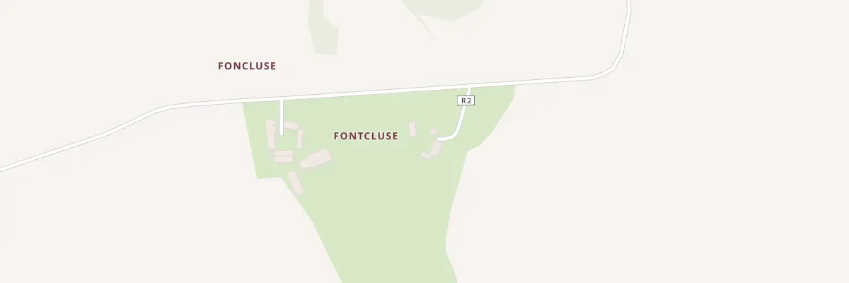 Plan du 1 Foncluse à La Celle-Guenand
