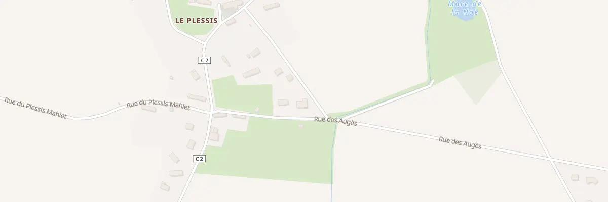 Plan du 9000 Rue des Auges au Plessis-Sainte-Opportune