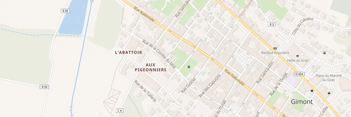 Plan du 11 Rue de la Combe du Midi à Gimont