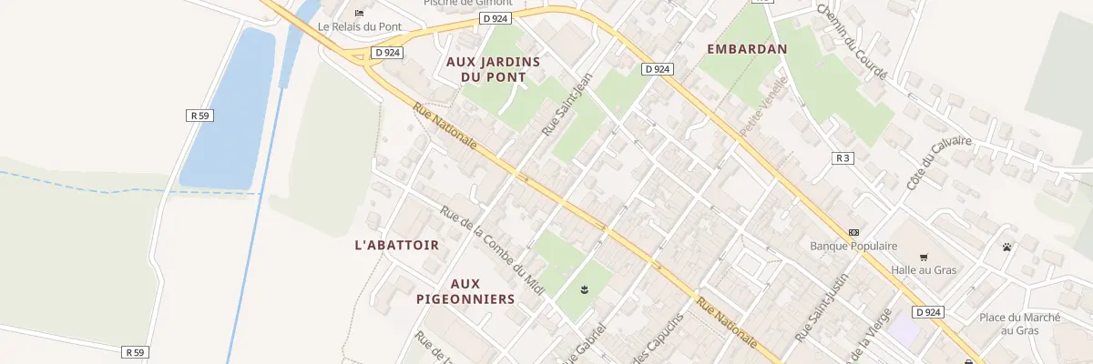 Plan du 27B Rue Nationale à Gimont