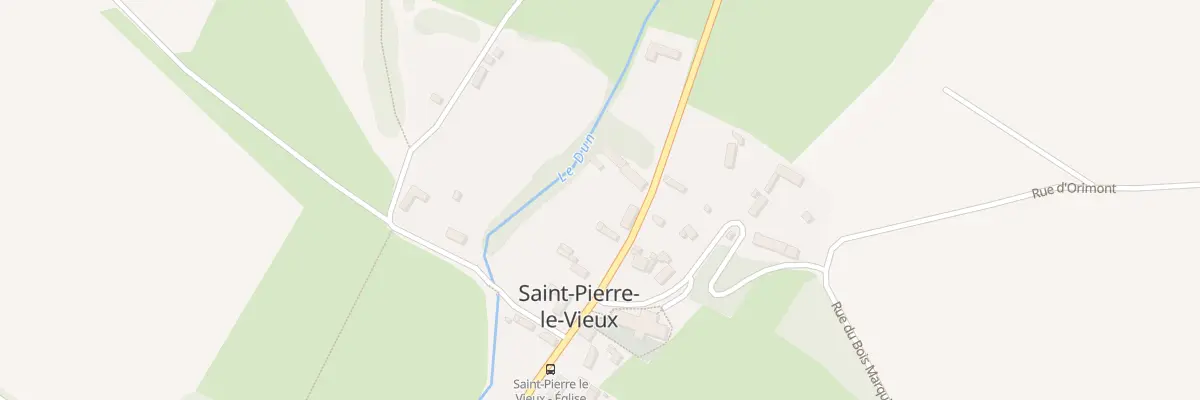 Plan du 13 Rte de la Vallee du Dun à Saint-Pierre-le-Vieux