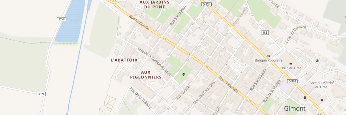 Plan du 34 Rue Nationale à Gimont