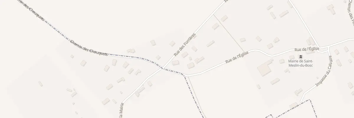 Plan du 3 Rue de l’Eglise à Saint-Meslin-du-Bosc
