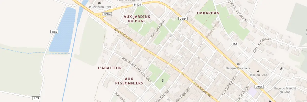 Plan du 29 Rue Nationale à Gimont