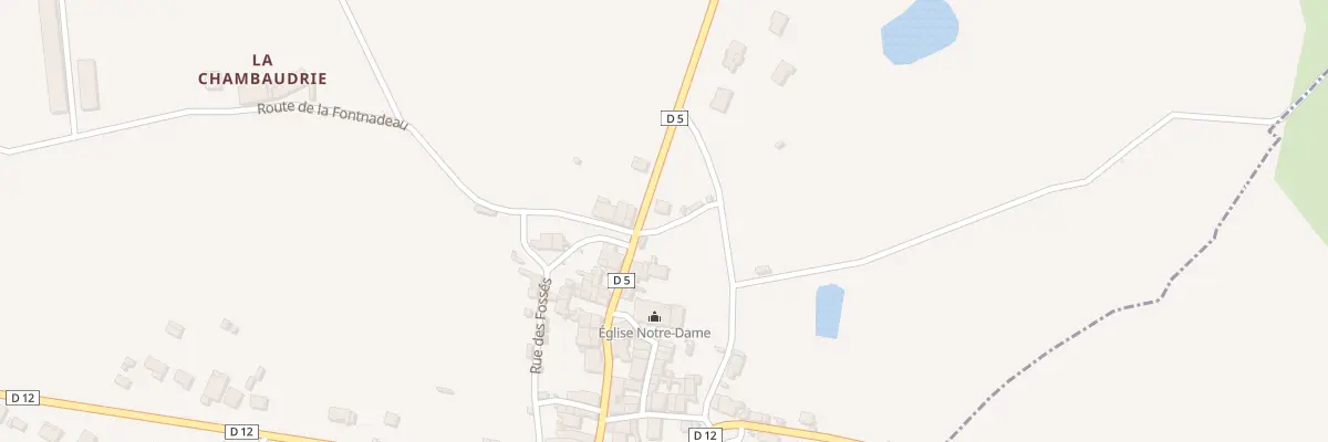 Plan du 2 Rte de Saulgé à Plaisance