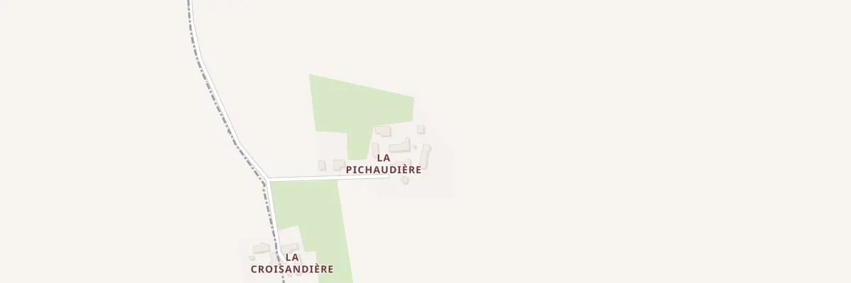 Plan du 2 La Pichaudiere à Mouzay