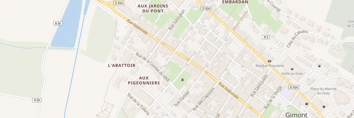 Plan du 32 Rue Nationale à Gimont