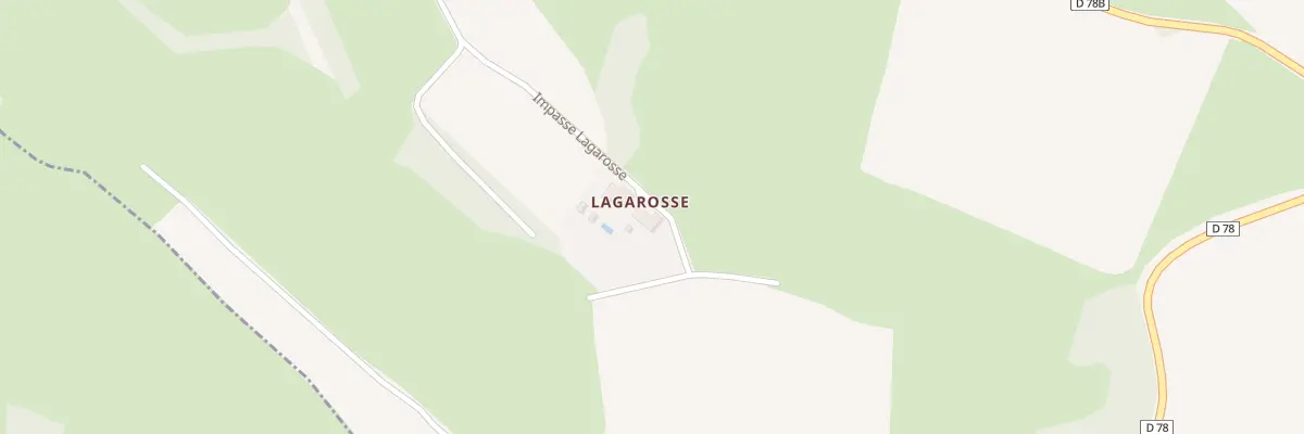 Plan du 10 Lagarrosse à Coueilles