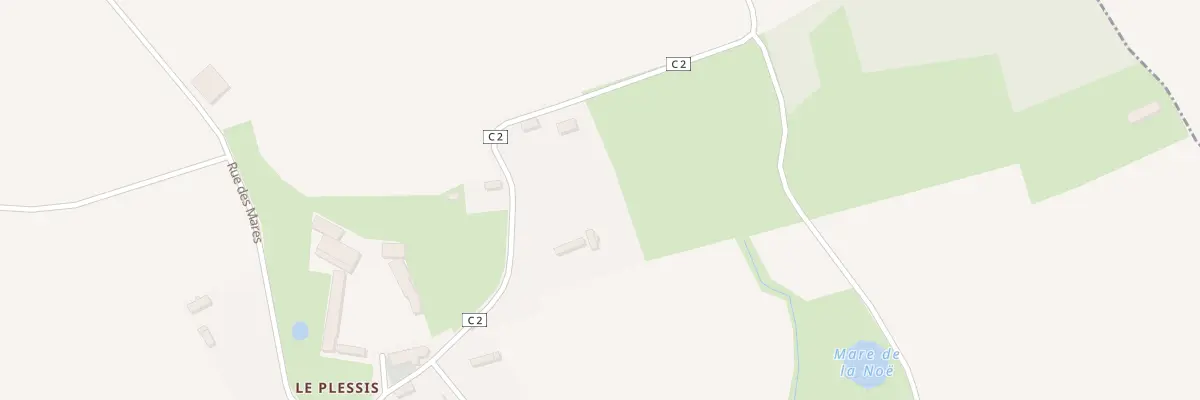 Plan du 1B Rue de l’Eglise St Andre au Plessis-Sainte-Opportune