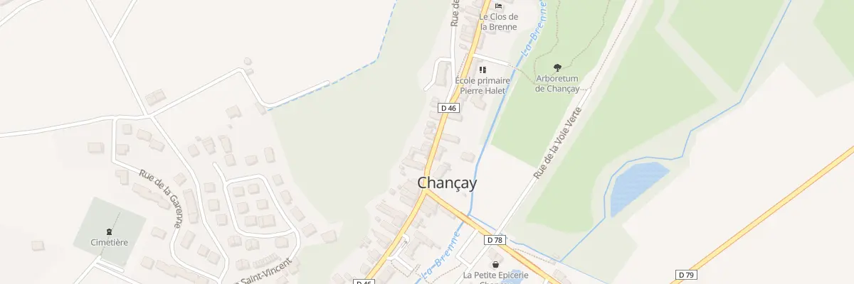Plan du 8 Rue des Ecoles à Chançay