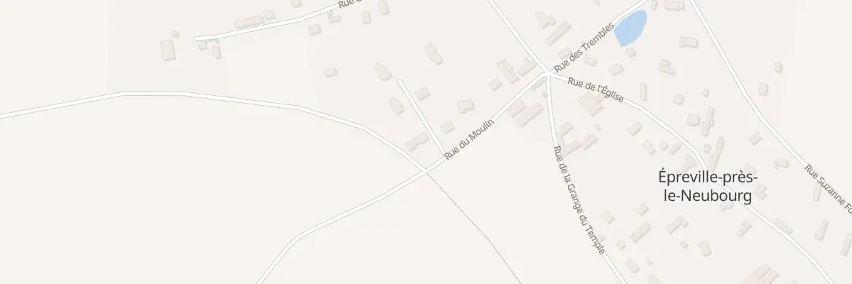 Plan du 9095 Rue du Moulin à Épreville-près-le-Neubourg