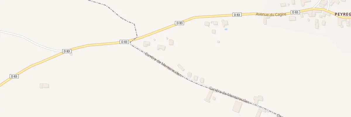 Plan de Caretch à Rouède