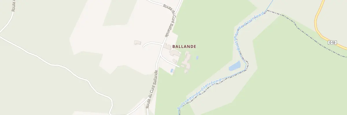 Plan du 38 Ballande-Sud à Biron