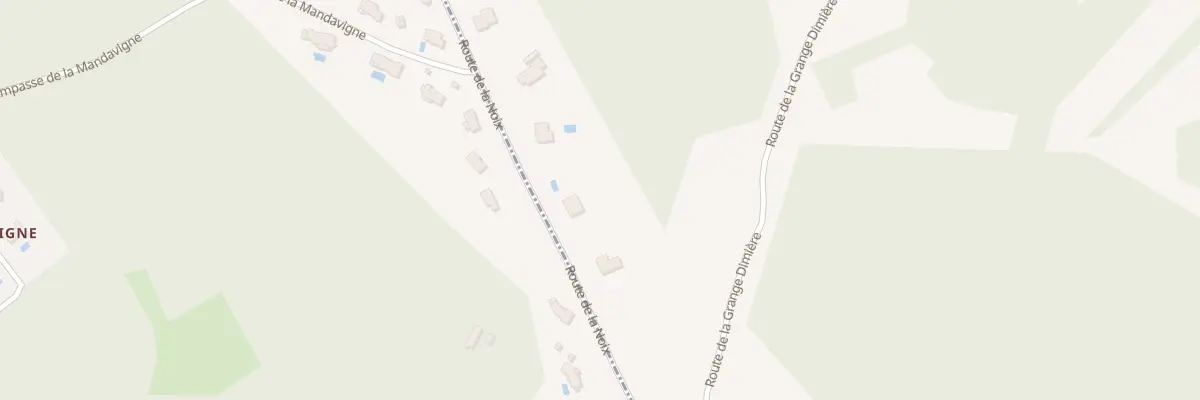 Plan du 2090 Rte de la Noix à Savignac-les-Églises